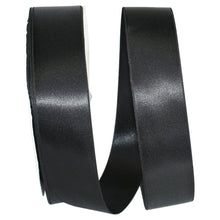 Value Double Face Satin Ribbon 1 1/2" x 100 Yards Ribbon R-DV15-BK Black 1 Allurepack