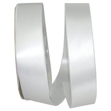 Value Double Face Satin Ribbon 1 1/2" x 100 Yards Ribbon R-DV15-WT White 1 Allurepack