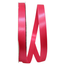 Value Double Face Satin Ribbon 5/8" x 100 Yards Ribbon R-DV58-SP Shock Pink 1 Allurepack