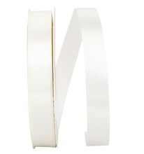 Value Single Face Satin Ribbon 7/8" x 100 Yards Ribbon R-SV78-WT White 1 Allurepack