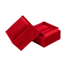 Velvet Ring Box, Forever Collection Ring FR10-RD Red 12 Allurepack