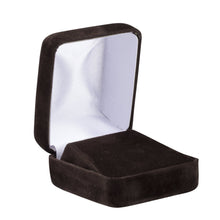 Velveteen Earring Box, Echelon Collection earring EC20-BN Brown 12 allurepack