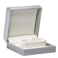 Weave Texture Bangle Box, Contemporary Collection Bangle CO60-G-SL Silver 12 allurepack