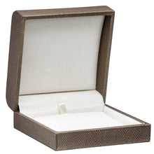 Weave Texture Cufflink Box, Contemporary Collection Cufflink CO55-G-BZ Bronze 12 allurepack