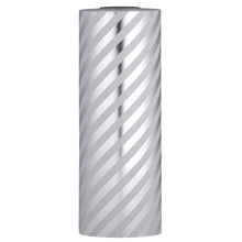 White and Silver Striped Wrapping Paper 7.5" x 150' Wrapping Paper Allurepack