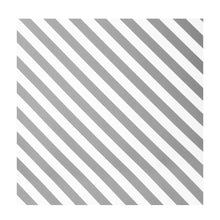 White and Silver Striped Wrapping Paper 7.5" x 150' Wrapping Paper Allurepack - WR-61.075 