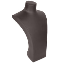 X-Large Tall Neck, Allure Leatherette Display Collection Neck D855-BN Brown 1 allurepack