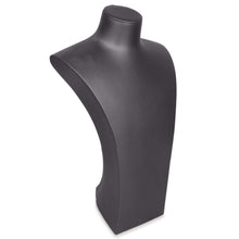 X-Large Tall Neck, Allure Leatherette Display Collection Neck D855-GR Steel Grey 1 allurepack