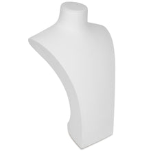 X-Large Tall Neck, Allure Leatherette Display Collection Neck D855-WT White 1 allurepack